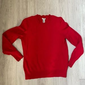 H&M red sweater size Small s